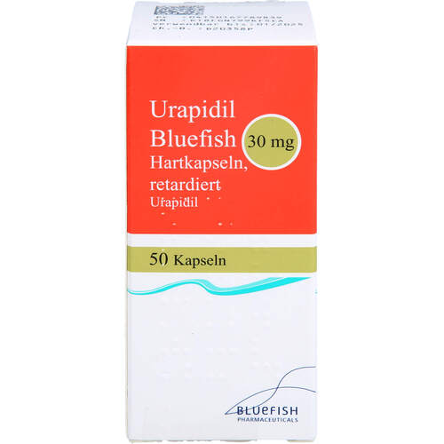Urapidil Bluefish 30 mg Hartkapseln retadiert, 50 Stk., Bluefish Pharma GmbH