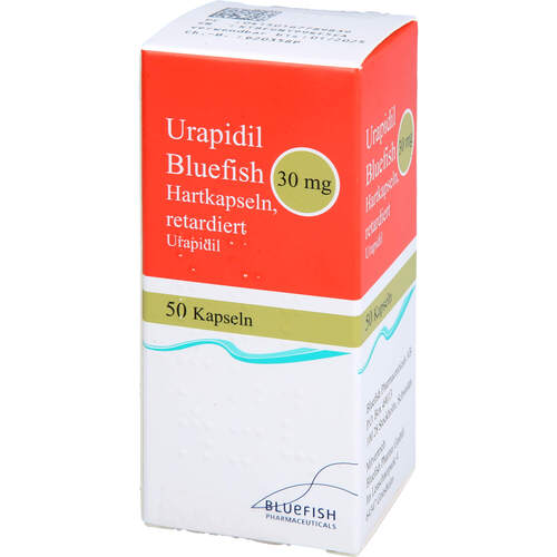Urapidil Bluefish 30 mg Hartkapseln retadiert, 50 Stk., Bluefish Pharma GmbH