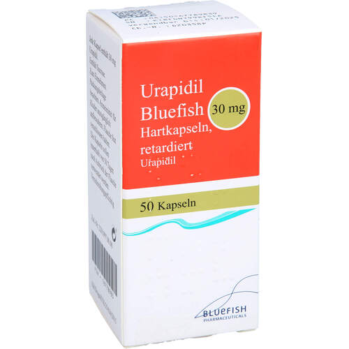 Urapidil Bluefish 30 mg Hartkapseln retadiert, 50 Stk., Bluefish Pharma GmbH