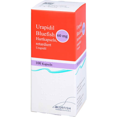 Urapidil Bluefish 60 mg Hartkapseln retadiert, 100 Stk., Bluefish Pharma GmbH