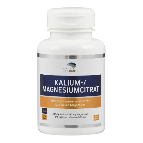 Kalium-/Magnesiumcitrat American Biologics, 90 Stk., Supplementa GmbH