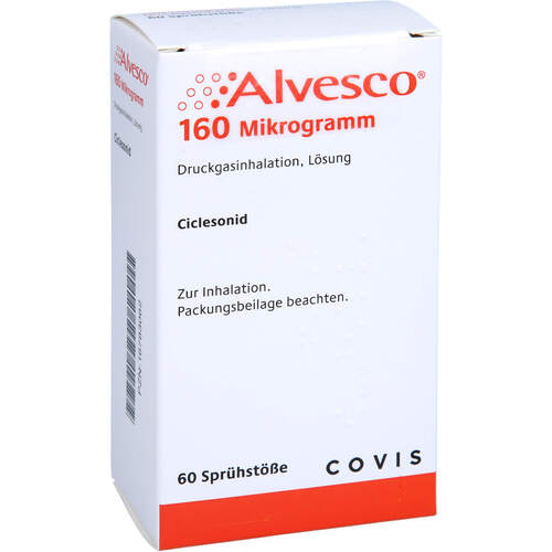 Alvesco 160 Mikrogramm 60 Hübe Druckgasinh.Lösung, 1 ST, Abacus Medicine A/S