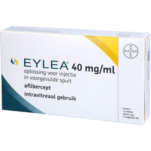 Eylea 40 mg/ml Injektionsl&ouml;sung i.e.Fertigspr., 1 Stk., CC Pharma GmbH