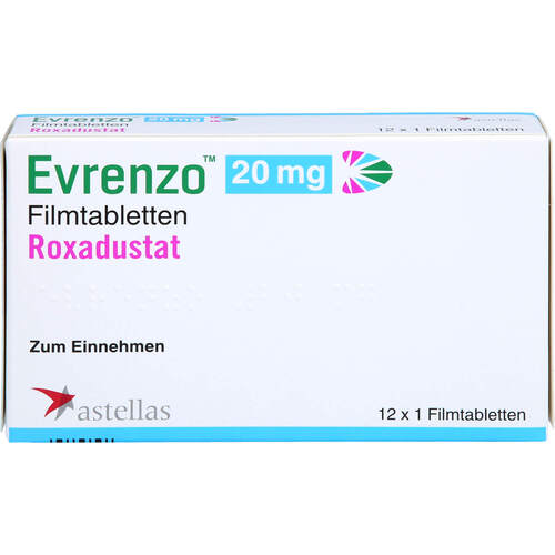 Evrenzo 20 mg Filmtabletten, 12 st, Astellas Pharma GmbH