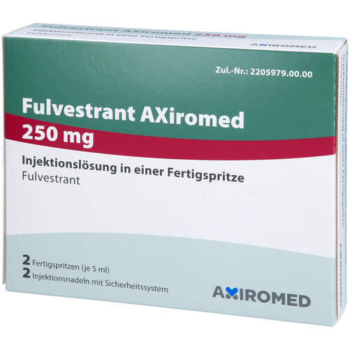 Fulvestrant AXiromed 250 mg Inj.-Lsg.i.e.FS, 2 st, Medical Valley Invest AB