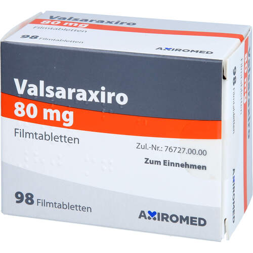 Valsaraxiro 80 mg Filmtabletten, 98 Stk., Medical Valley Invest AB