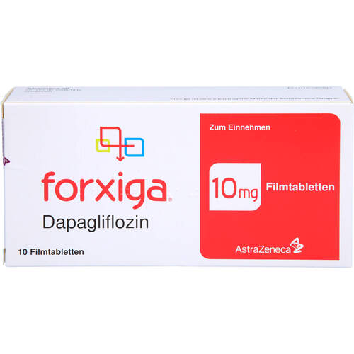 Forxiga 10 mg Filmtabletten, 10 Stk., AstraZeneca GmbH