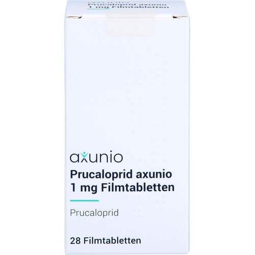 Prucaloprid axunio 1 mg Filmtabletten, 28 Stk., axunio Pharma GmbH
