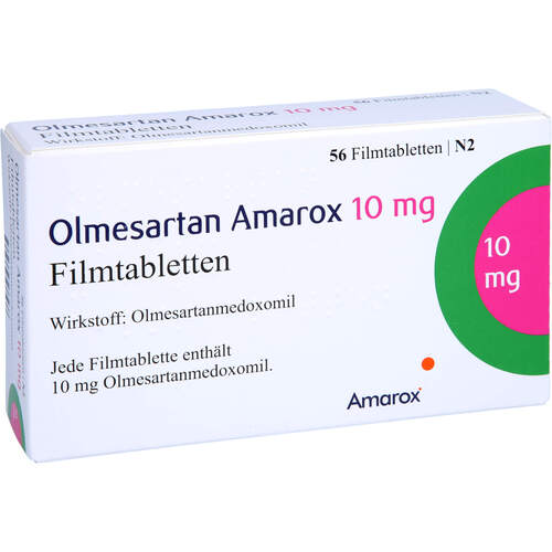 Olmesartan Amarox 10 mg Filmtabletten, 56 Stk., AMAROX PHARMA GmbH
