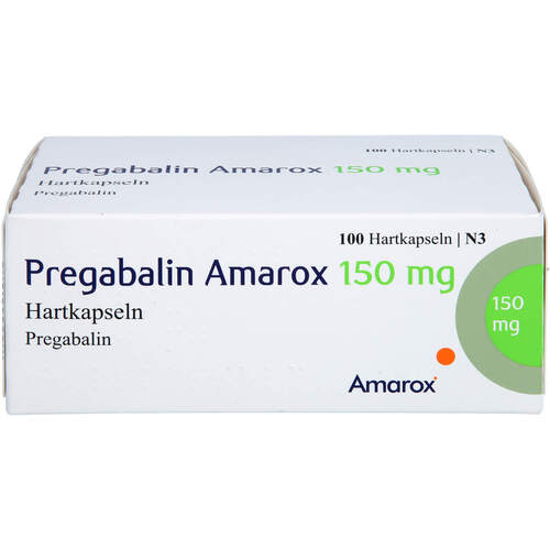 Pregabalin Amarox 150 mg Hartkapseln, 100 Stk., AMAROX PHARMA GmbH