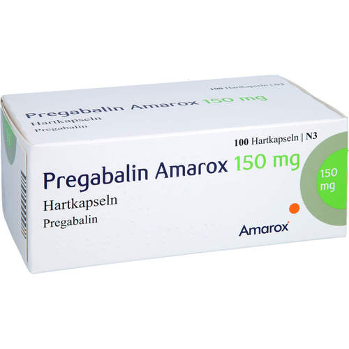 Pregabalin Amarox 150 mg Hartkapseln, 100 Stk., AMAROX PHARMA GmbH