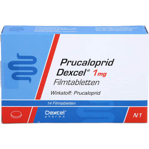 Prucaloprid Dexcel 1 mg Filmtabletten, 14 Stk., Dexcel Pharma GmbH