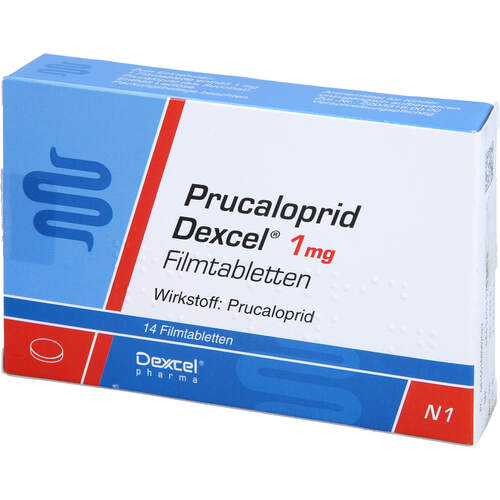 Prucaloprid Dexcel 1 mg Filmtabletten, 14 Stk., Dexcel Pharma GmbH