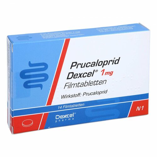 Prucaloprid Dexcel 1 mg Filmtabletten, 14 Stk., Dexcel Pharma GmbH