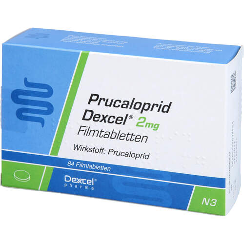 Prucaloprid Dexcel 2 mg Filmtabletten, 84 ST, Dexcel Pharma GmbH