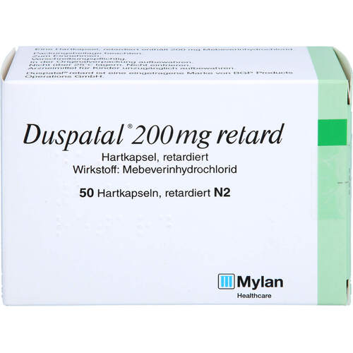 Duspatal 200 mg retard Hartkapsel, 50 Stk., Abacus Medicine A/S