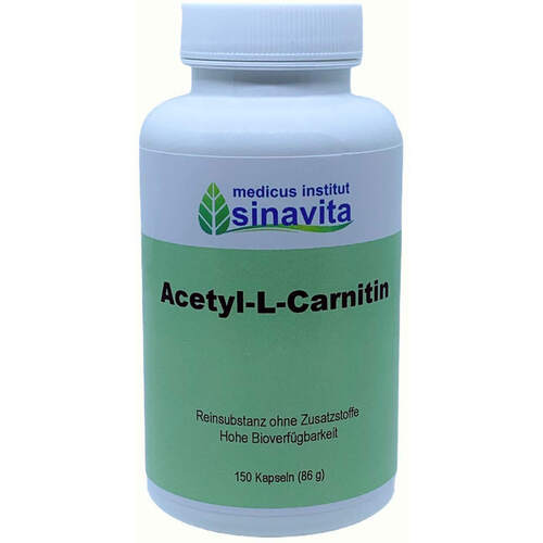Acetyl-L-Carnitin 500mg, 150 Stk., medicus sinavita GmbH