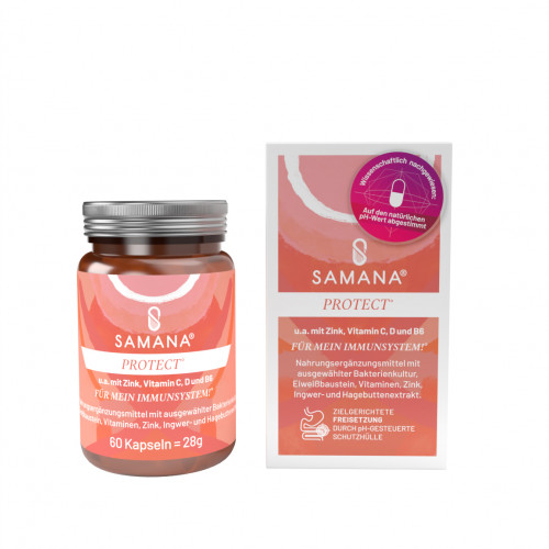 SAMANA PROTECT 9-in-1 Kapseln mit Bakterienkultur, 60 Stk., Evonik Operations GmbH