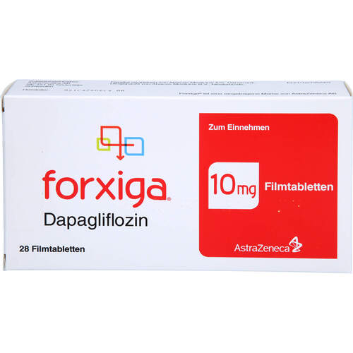 Forxiga 10 mg Filmtabletten, 28 Stk., Abacus Medicine A/S