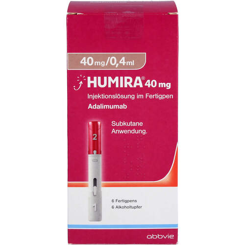 HUMIRA 40 mg/0.4 ml Injektionslösung im Fertigpen, 6 Stk., Docpharm GmbH