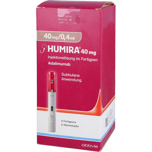 HUMIRA 40 mg/0.4 ml Injektionslösung im Fertigpen, 6 Stk., Docpharm GmbH