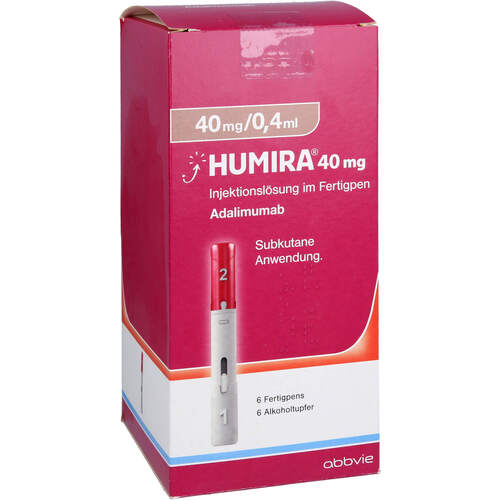 HUMIRA 40 mg/0.4 ml Injektionslösung im Fertigpen, 6 Stk., Docpharm GmbH