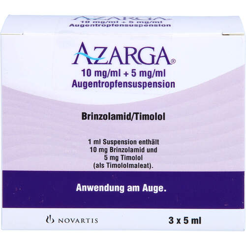 AZARGA 10 mg/ml + 5 mg/ml Augentropfensuspension, 3x5 ml, Abacus Medicine A/S