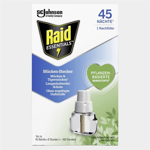 Raid Essentials M&uuml;cken-Stecker 45 N&auml;chte Nachf&uuml;lle, 32 ml, SC Johnson GmbH