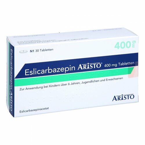 Eslicarbazepin Aristo 400 mg Tabletten, 30 Stk., Aristo Pharma GmbH