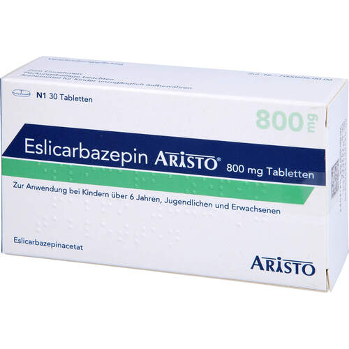 Eslicarbazepin Aristo 800 mg Tabletten, 30 Stk., Aristo Pharma GmbH