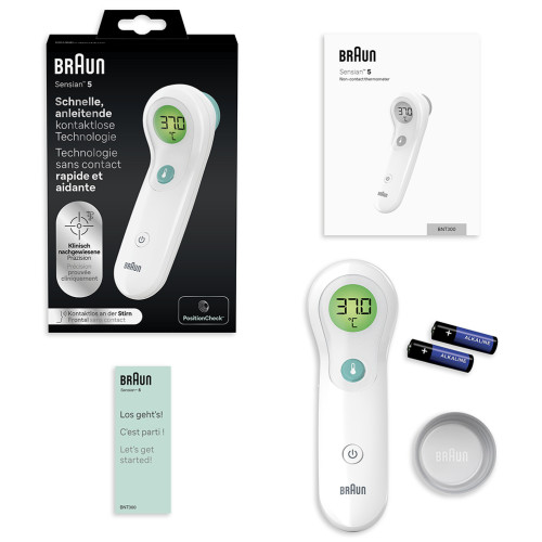 BRAUN No touch + touch Stirnthermometer, 1 Stk., Kaz Europe Sa