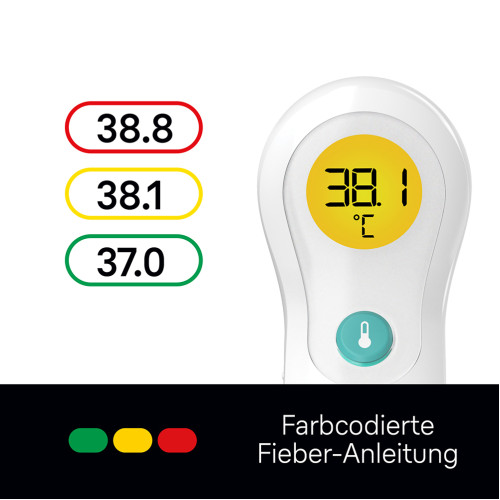 BRAUN No touch + touch Stirnthermometer, 1 Stk., Kaz Europe Sa