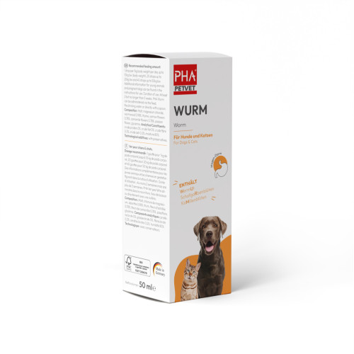 PHA Wurm für Hunde und Katzen, 50 ml, PetVet GmbH