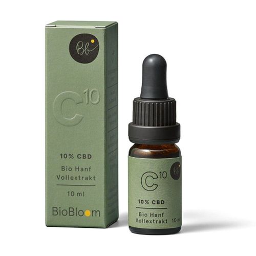 CBD 10% Bio Hanf Aroma Extrakt - BioBloom, 10 ml, BioBloom GmbH