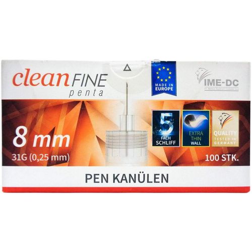 CleanFINE penta 31G 8 mm, 100 Stk., IME-DC GmbH