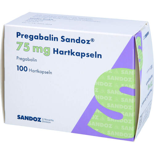 Pregabalin Sandoz 75 mg Hartkapseln, 100 Stk., HEXAL AG