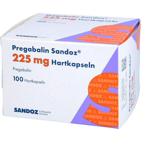 Pregabalin Sandoz 225 mg Hartkapseln, 100 Stk., HEXAL AG