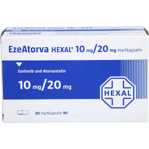 EzeAtorva HEXAL 10 mg/20 mg Hartkapseln, 30 Stk., HEXAL AG