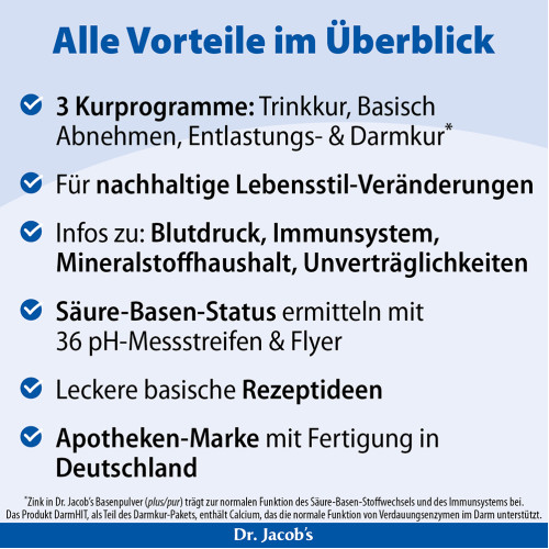 Dr. Jacob's Kur Probierpaket pH-Balance Basenpulver Chi-Cafe, 5x5 g, Dr. Jacob's Medical GmbH
