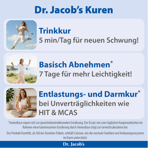 Dr. Jacob's Kur Probierpaket pH-Balance Basenpulver Chi-Cafe, 5x5 g, Dr. Jacob's Medical GmbH