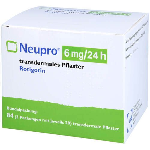 NEUPRO 6 mg/24 h transdermale Pflaster, 84 Stk., Originalis B.V.