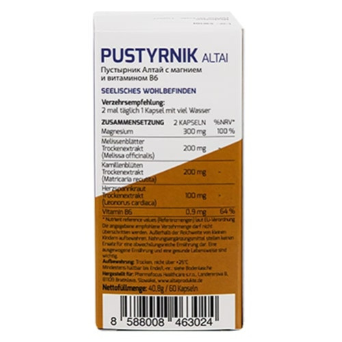 PUSTYRNIK ALTAI, 60 Stk., PHARMAFOCUS HEALTHCARE s.r.o.