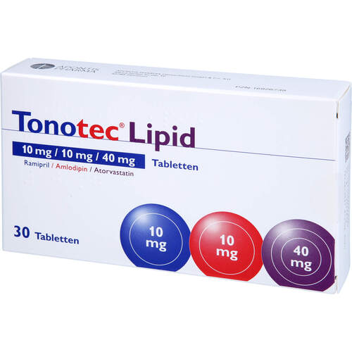 Tonotec Lipid 10 mg/10 mg/40 mg Tabletten, 30 Stk., APONTIS PHARMA Deutschland GmbH & Co. KG