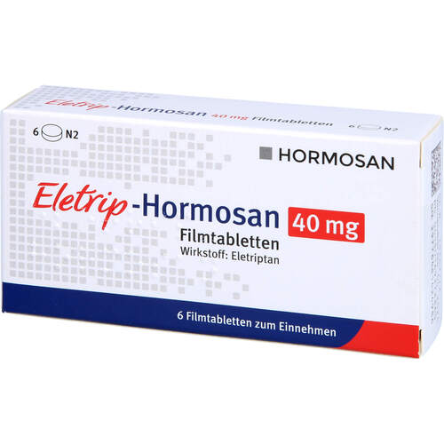Eletrip-Hormosan 40 mg Filmtabletten, 6 Stk., Hormosan Pharma GmbH