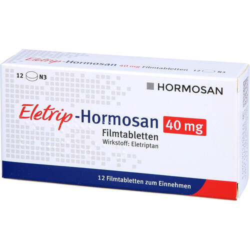 Eletrip-Hormosan 40 mg Filmtabletten, 12 ST, Hormosan Pharma GmbH