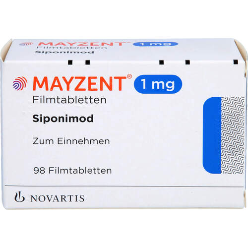 Mayzent 1 mg Filmtabletten, 98 Stk., Novartis Pharma GmbH