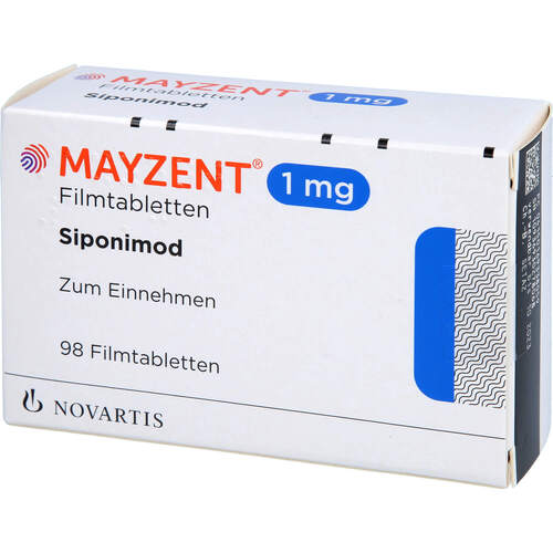 Mayzent 1 mg Filmtabletten, 98 Stk., Novartis Pharma GmbH