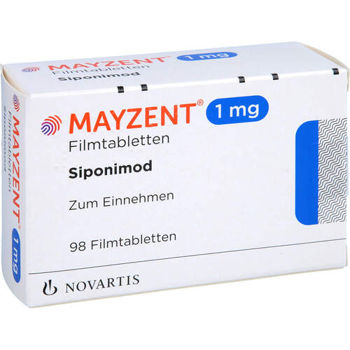 Mayzent 1 mg Filmtabletten, 98 Stk., Novartis Pharma GmbH