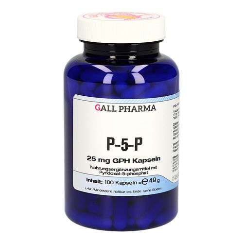P-5-P 25MG GPH KAPSELN, 180 Stk., Hecht-Pharma GmbH P-5-P 25MG GPH KAPSELN, 180 Stk., Hecht-Pharma GmbH