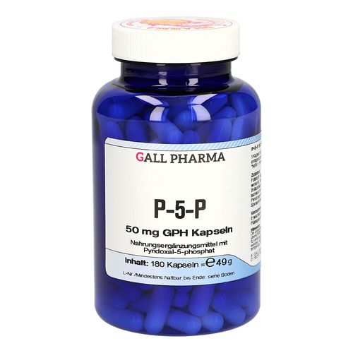 P-5-P 50MG GPH KAPSELN, 180 Stk., Hecht-Pharma GmbH P-5-P 50MG GPH KAPSELN, 180 Stk., Hecht-Pharma GmbH